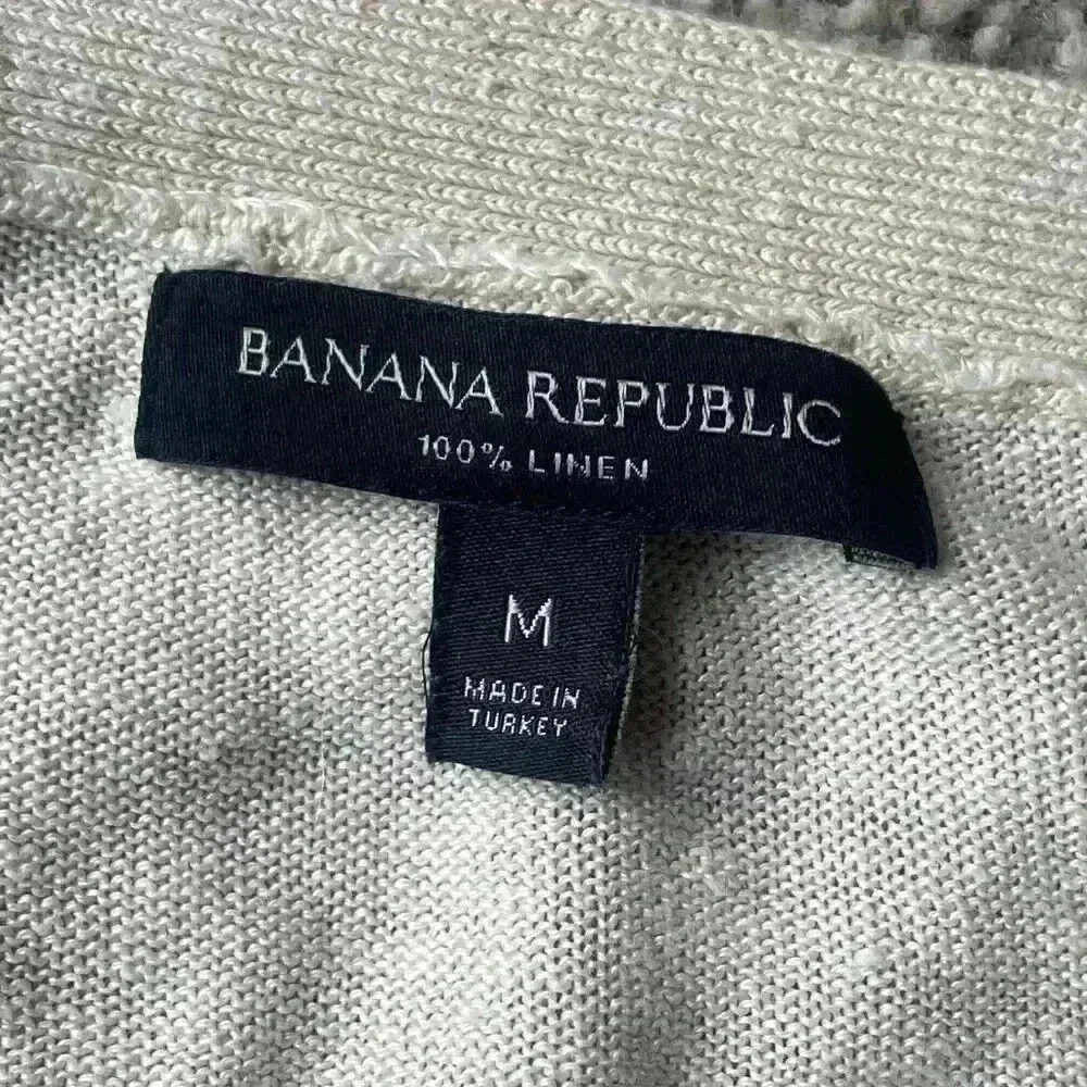 Lightweight Linen Knit Boyfriend Cardigan by Banana Republic - Picture 6 of 12